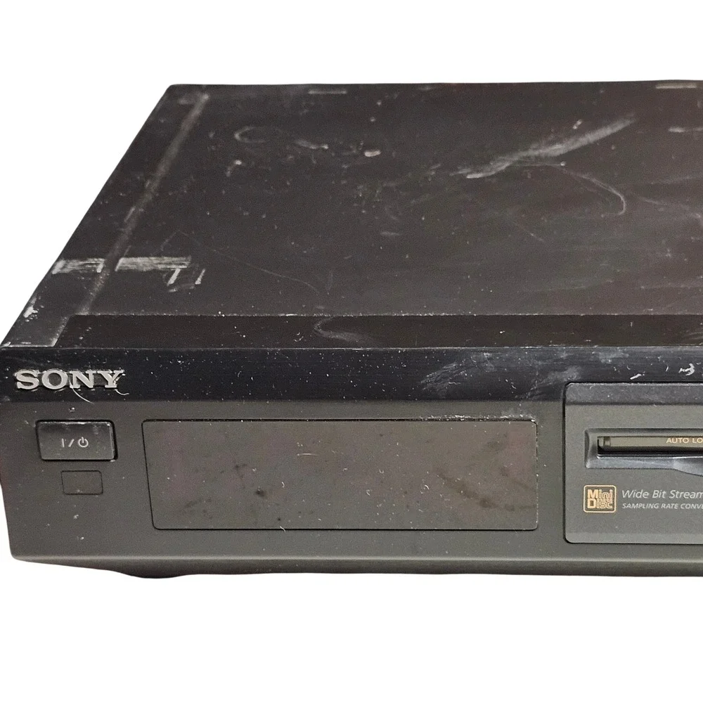 Sony MDS-JE320 MiniDisc Deck Player Recorder Wide Bit Stream Vintage 1998 Black